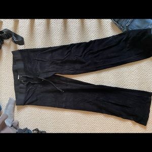 Juicy Couture black velvet pant